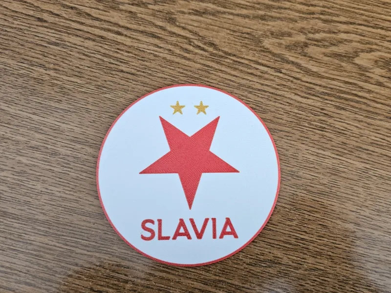 SK Slávia Praha coaster