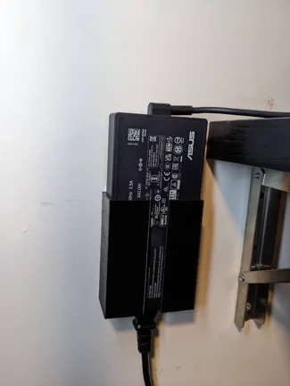 Laptop Power Brick Holder  - Wall mount