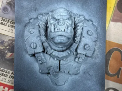 Orc Texture Trainer | QuicK Paint Practice Print