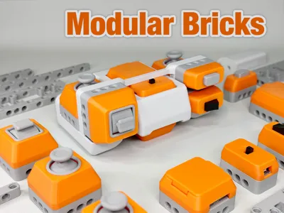 Modular Bricks Remote (CyberBrick Remote) 