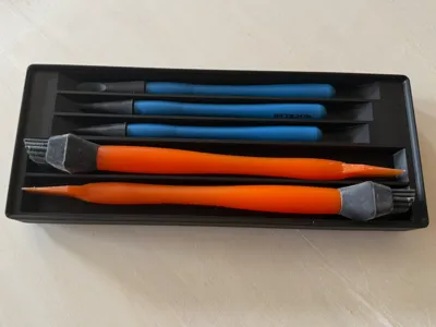Gridfinity Woodworking Silicone Glue Brush Holders
