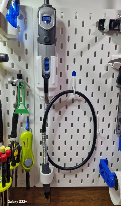 Dremel 4000 Skadis Ikea mount