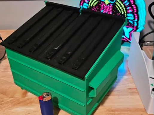 Poop Dumpster with Lids