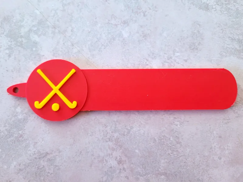 Field Hockey Keychain (Blank - Customize)