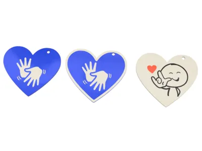 Sign Language Keychain (Libras)