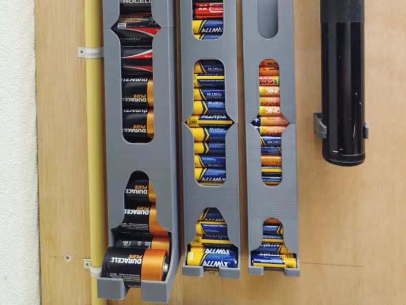 Expandable Battery Dispenser System (AA / AAA / D)