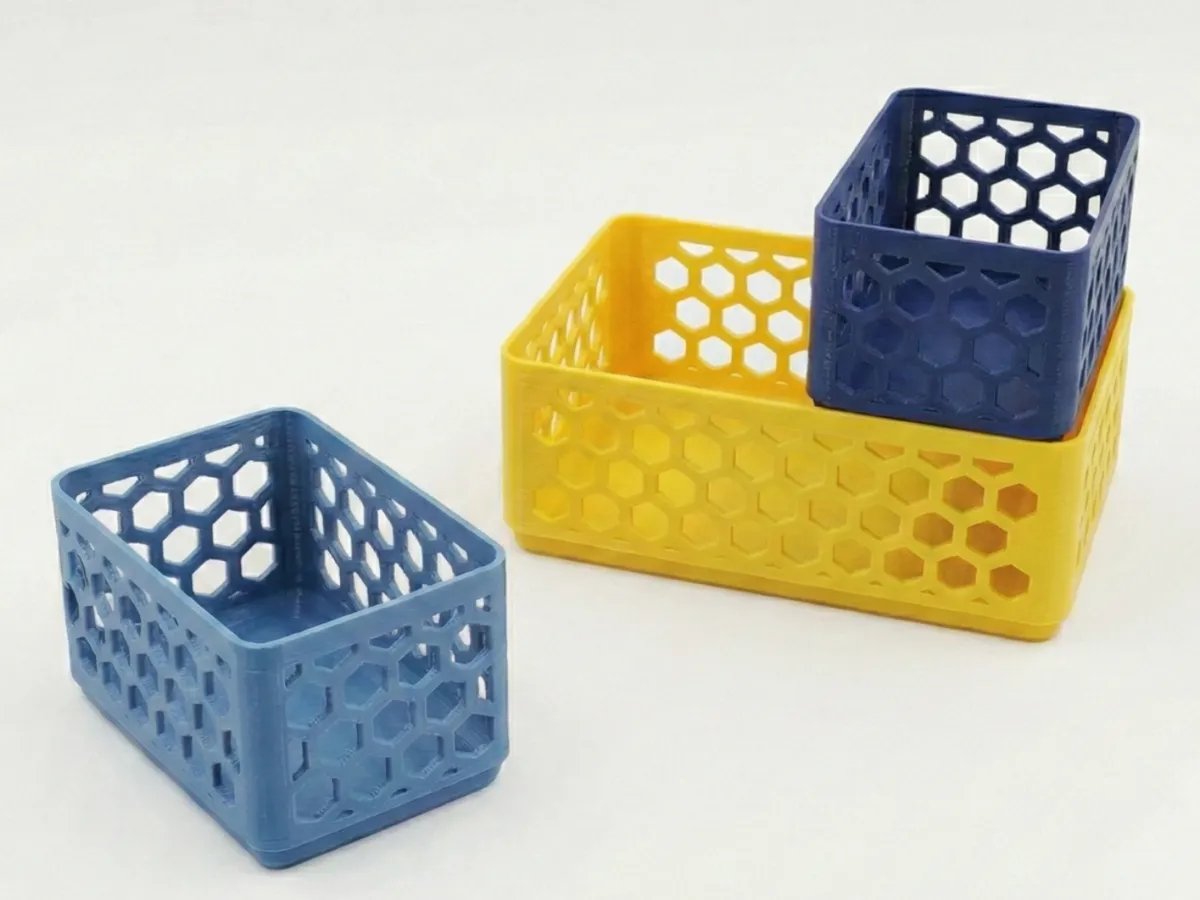Bacs de rangement empilables ultralégers — 3 tailles