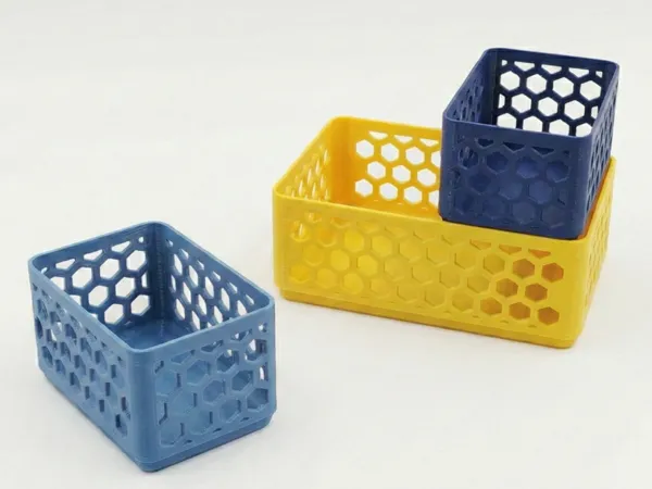 Bacs de rangement empilables ultralégers — 3 tailles