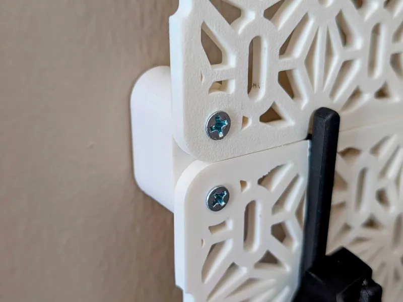 Dovetail Command Strip Mount for IKEA Skadis