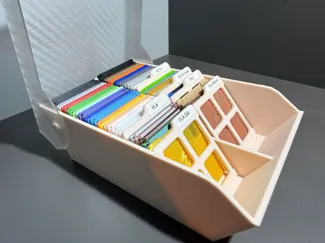 Retro Container for 60 floppy swatches / samples
