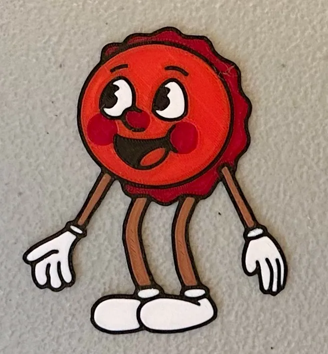 Multicolor Cappy Magnet