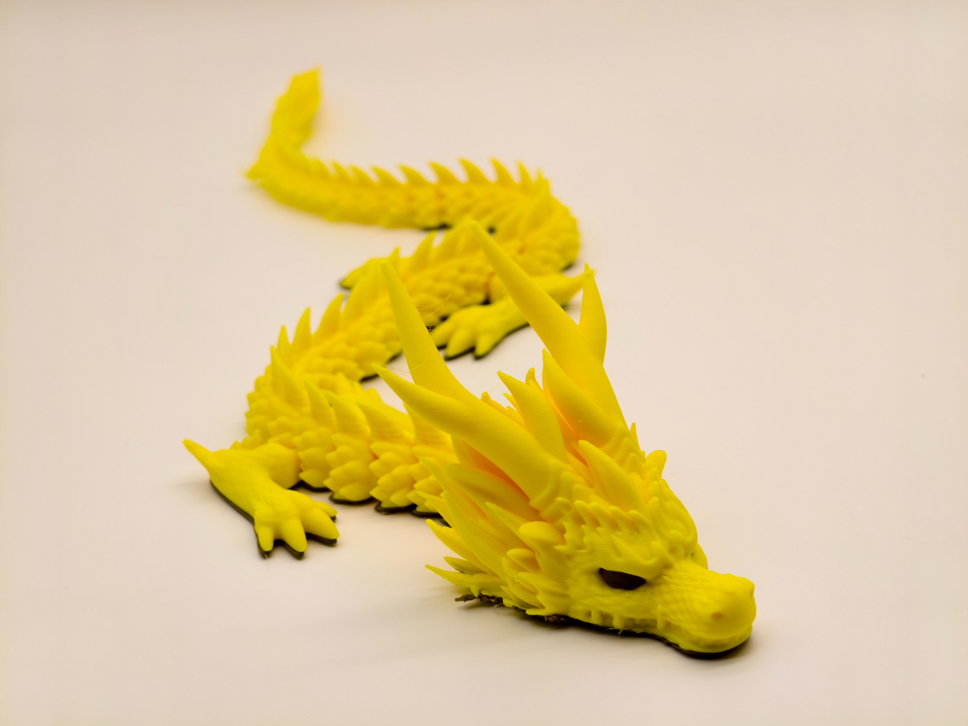 Miniatura 1 do modelo 3D 神兽，青龙，无需支撑，2026带来吉祥好运，护佑辟邪，尊贵繁荣