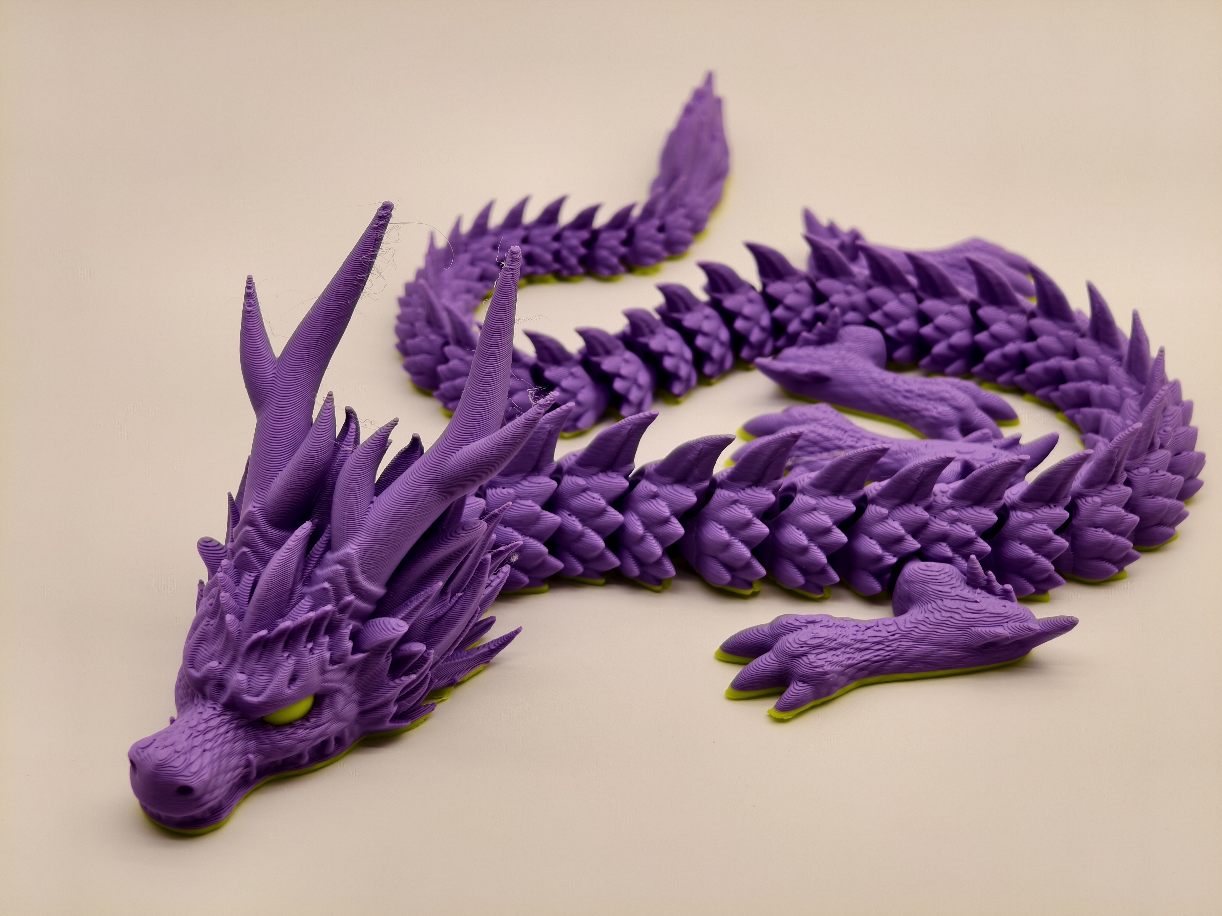 Miniatura 2 do modelo 3D 神兽，青龙，无需支撑，2026带来吉祥好运，护佑辟邪，尊贵繁荣
