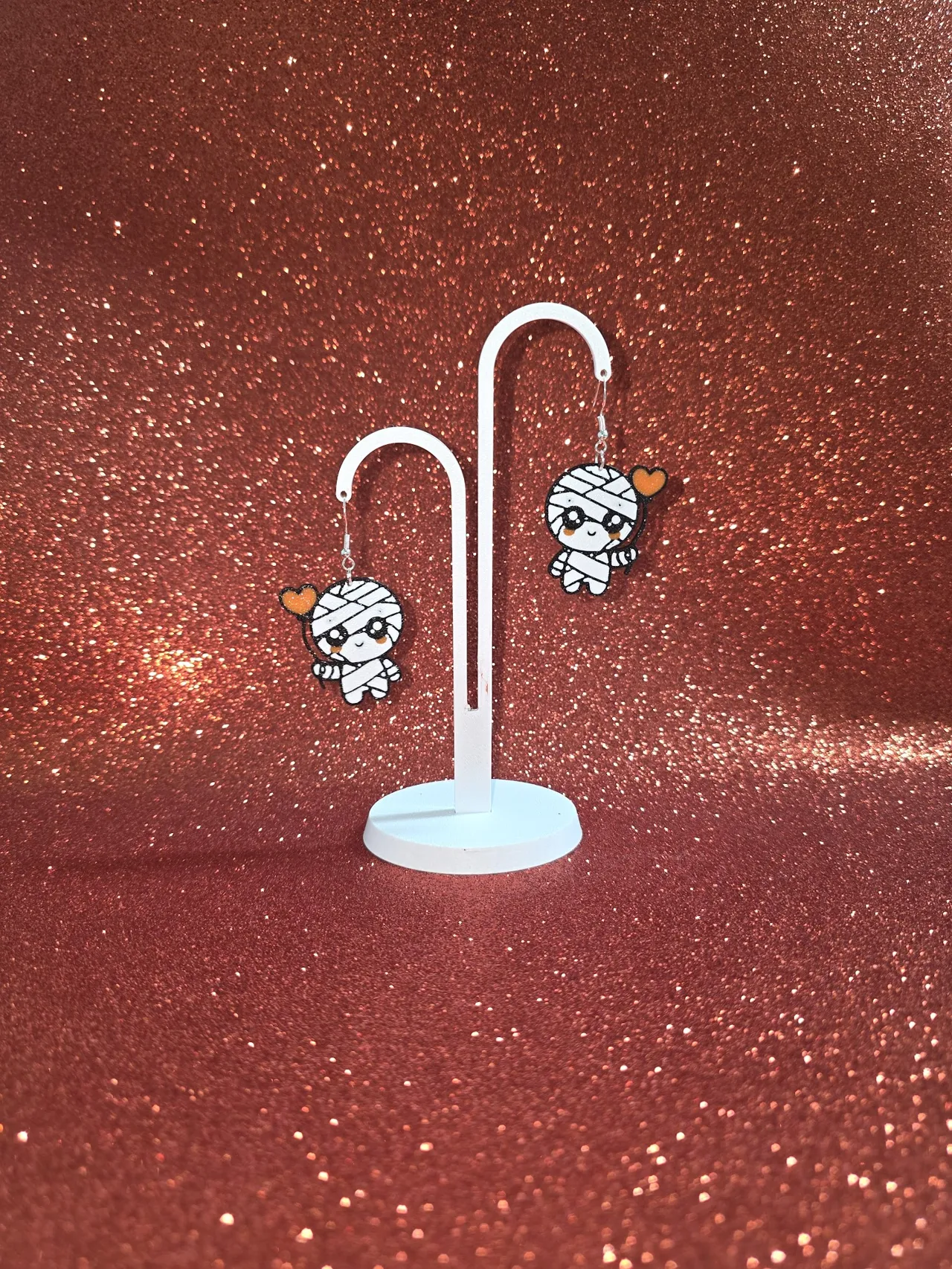 Cute mummy earrings view 3