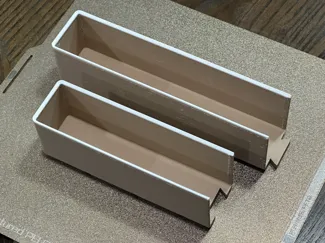 Gridfinity 8×1 Bin (7U Tall) Dovetail Split to Fit