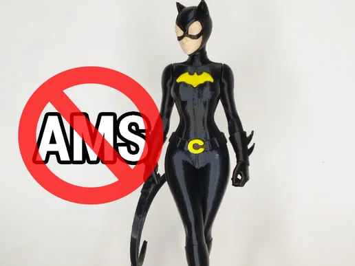 Catwoman | NO AMS – Fan Art - 17cm 3D model