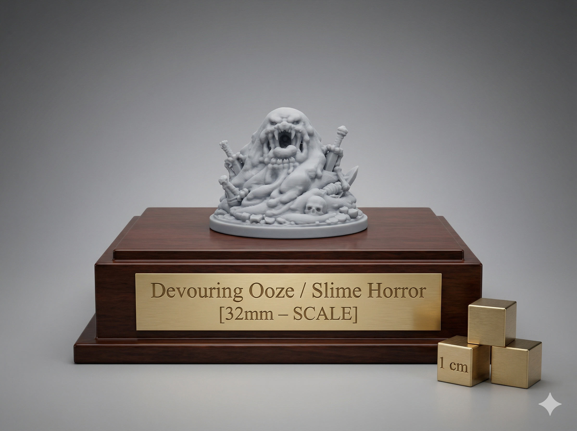 Miniatura 2 do modelo 3D Devouring Ooze / Slime Horror Mini
