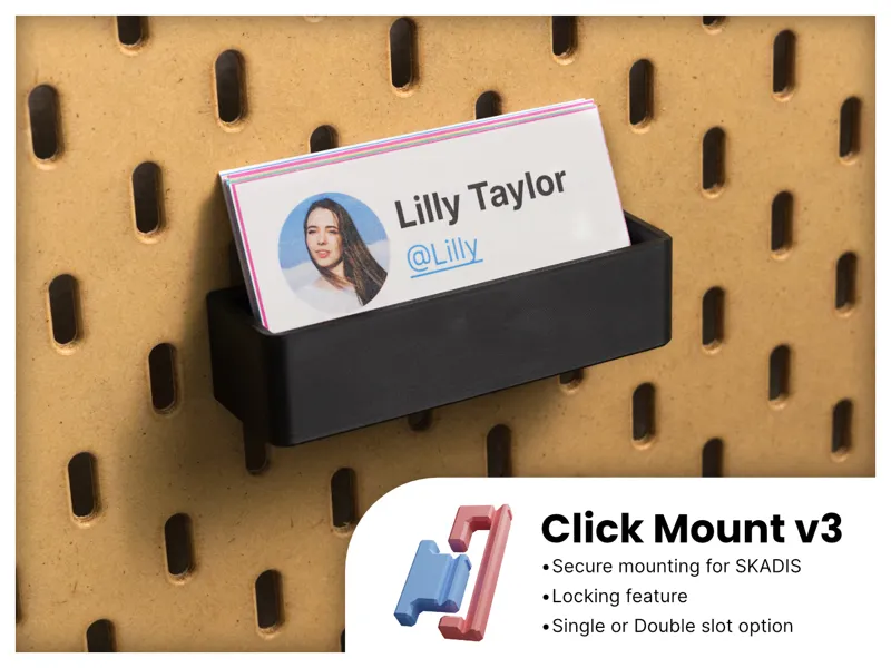 Business Card Holder for SKADIS