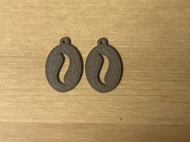 coffee earrings