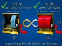 One base and 16 sets of drums and combs