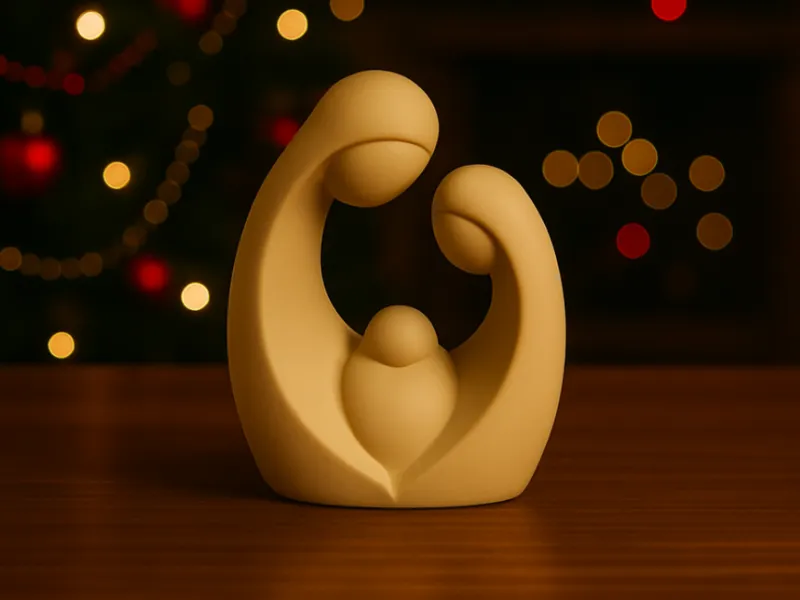 Nativity scene - Modern Christmas Nativity Sculpt