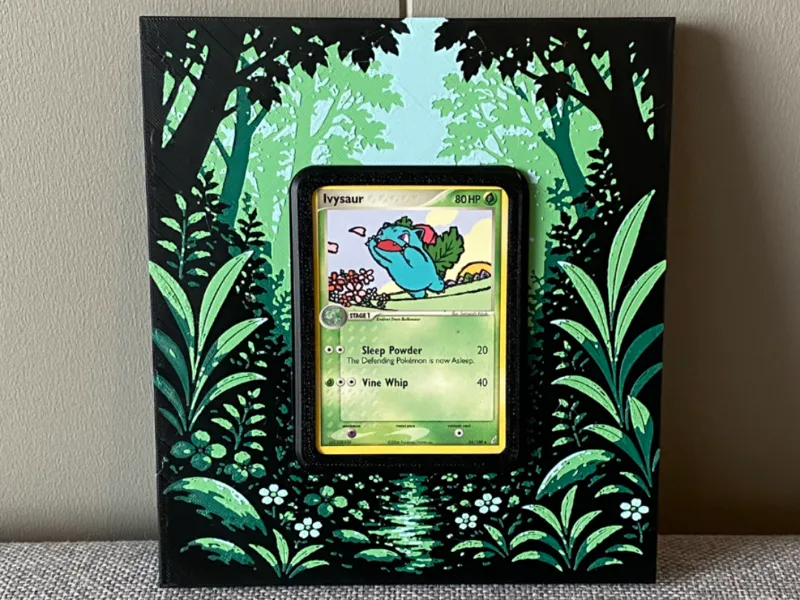 Pokémon Card Display – Grass Type