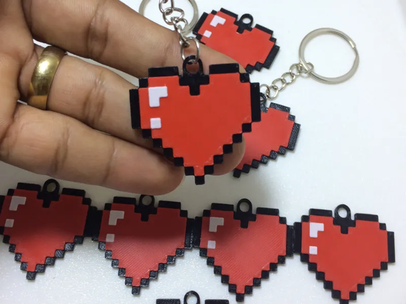 Heart Minecraft Valentines Day