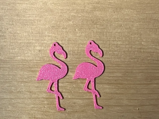 flamingo earrings