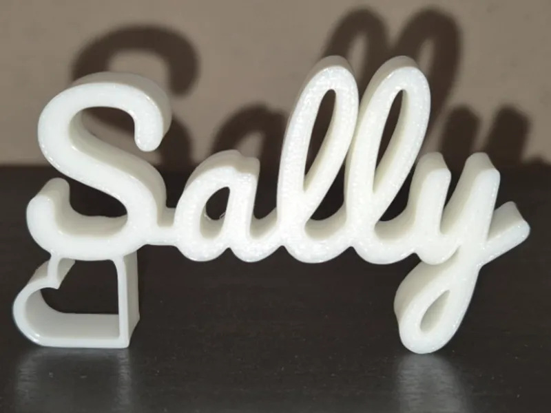 Sally Name Sign Display Decor