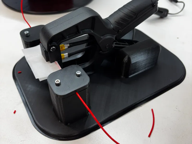Filament Schweißer Zange Station