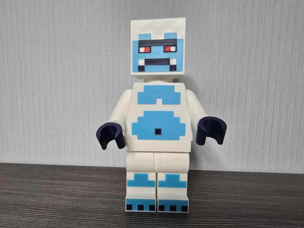 Yeti Minecraft Models YETI - Minecraft * 500% ~21cm - Free 3D Print Model - MakerWorld