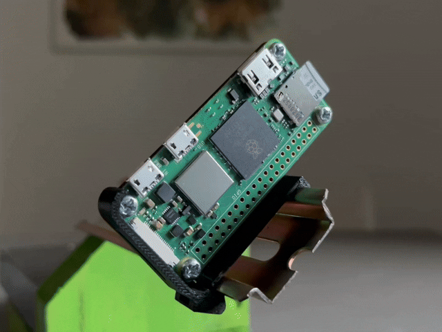 Raspberry zero/zero 2 w DIN Rail Mount