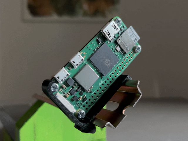 Raspberry zero/zero 2 w DIN Rail Mount