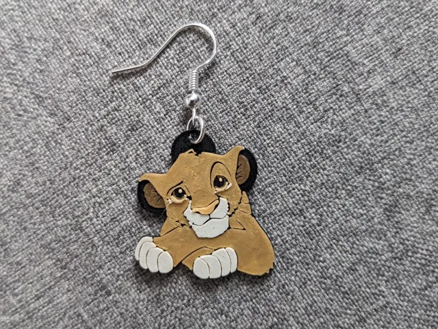 Young Simba Lion King Earring Multiple Styles