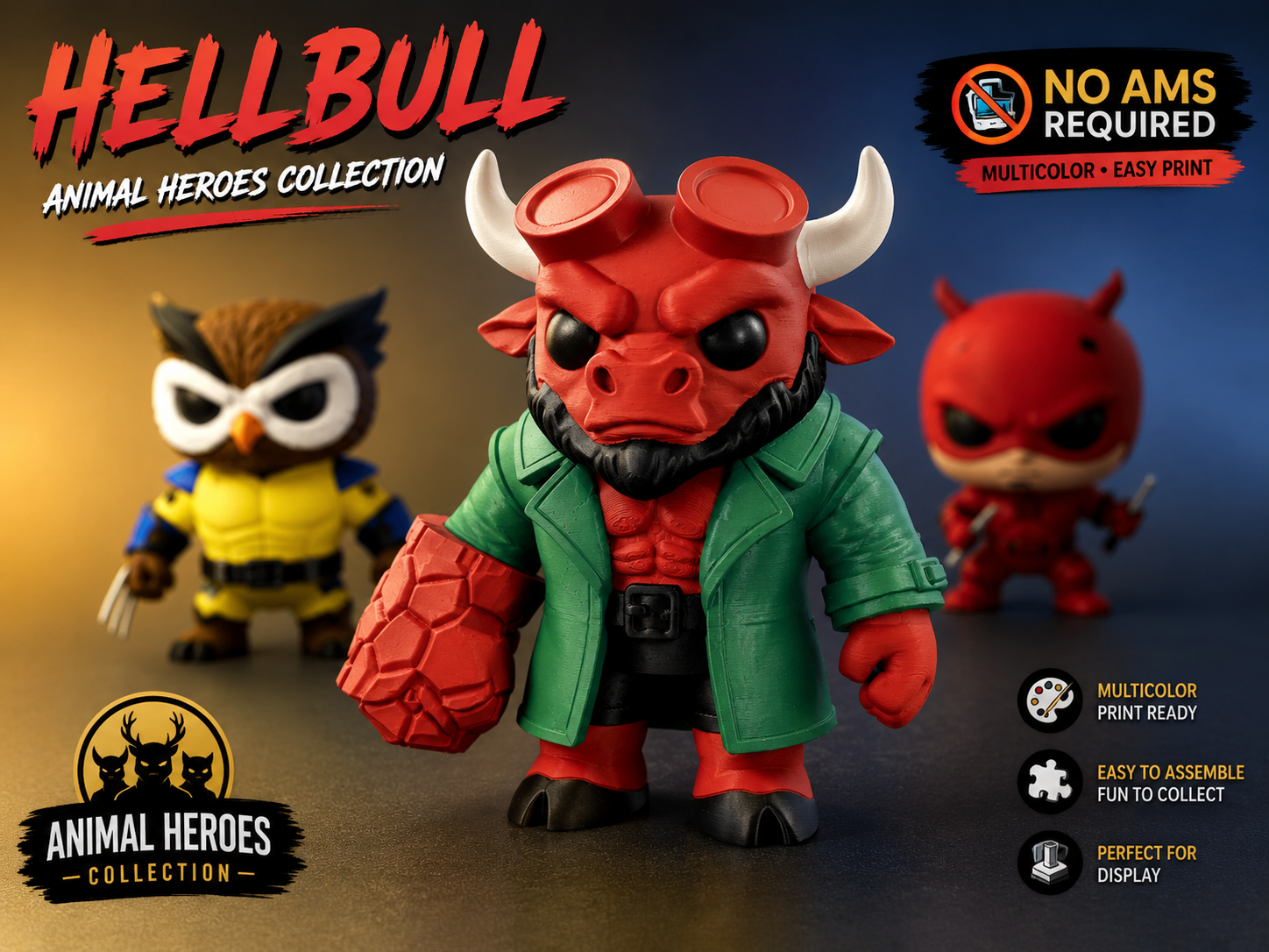 HellBull – Animal Heroes Collection (Funko Style)