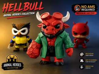 HellBull – Animal Heroes Collection (Funko Style)