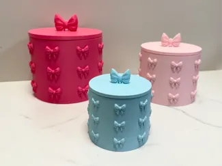 Bow Container with Lid 