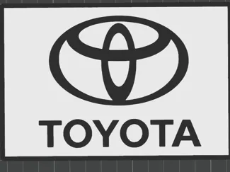 Placa de toyota