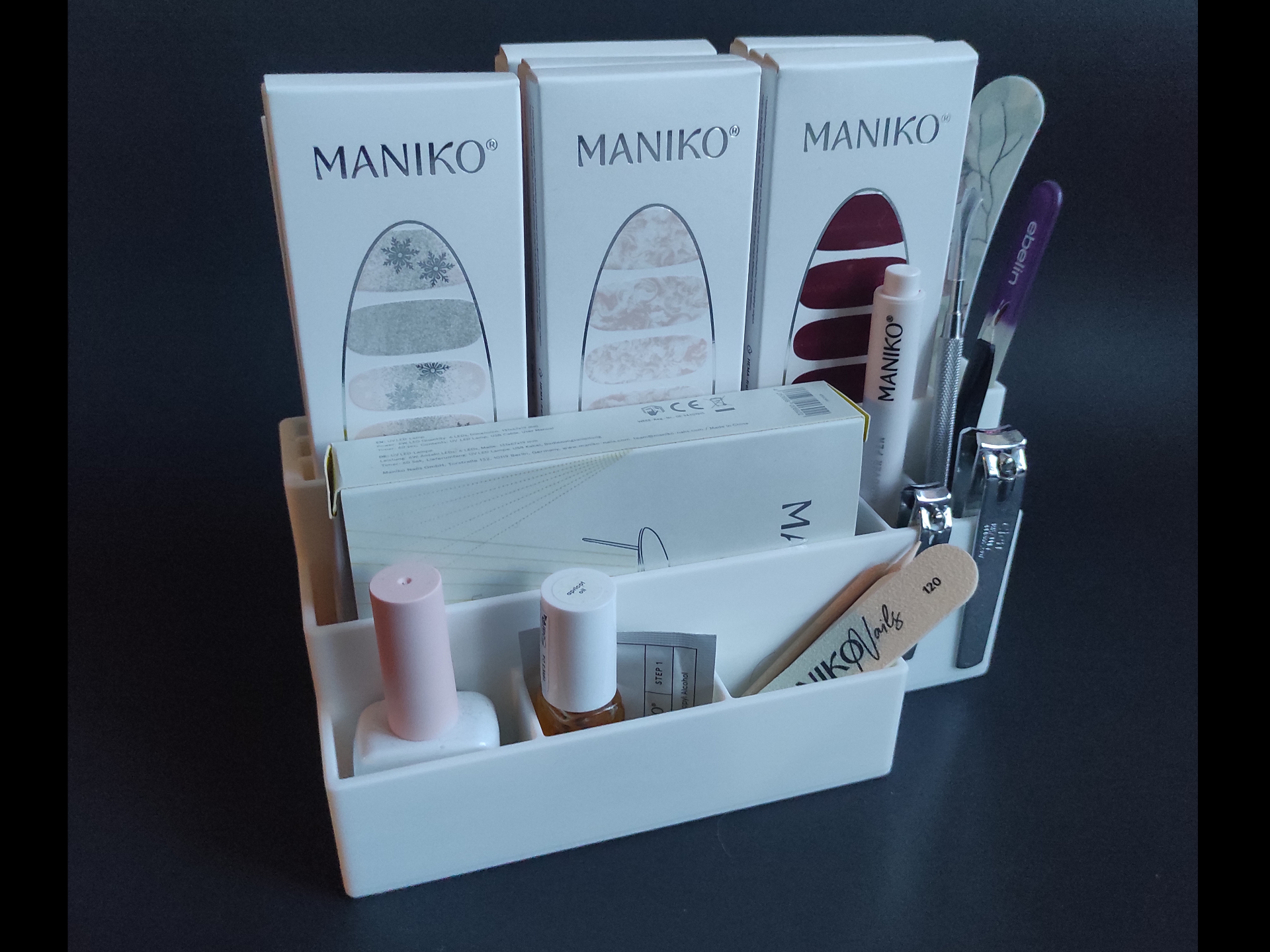 Maniko UV Gel Strip Organizer - Manicure Storage