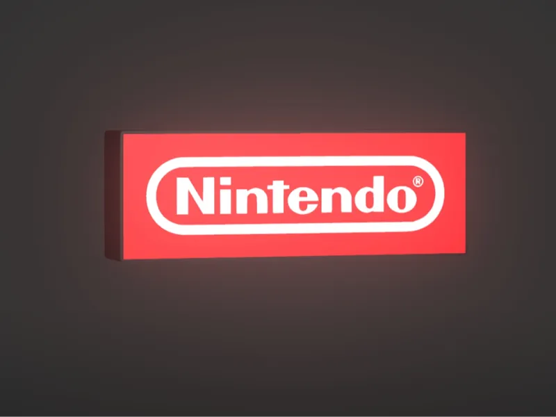 lampada logo nintendo