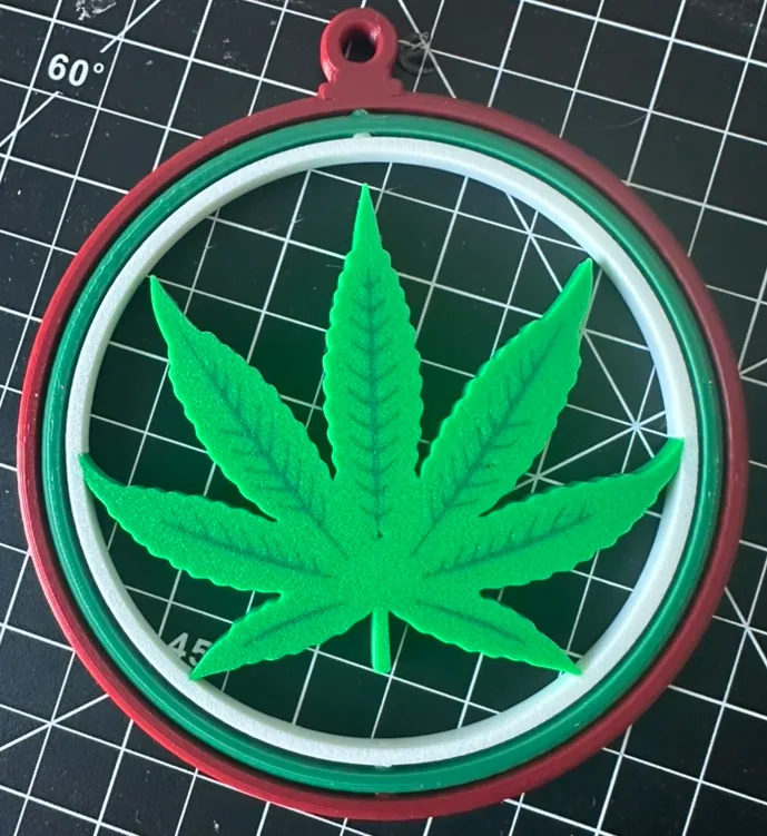 Pot Leaf Ornament