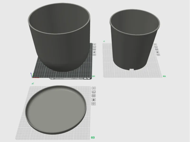 20cm diameter Pot and Vase