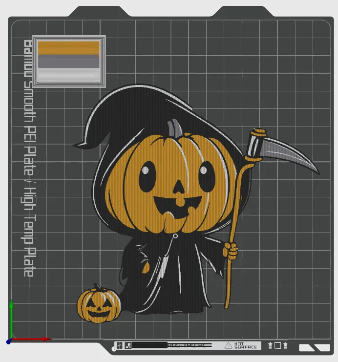 Grim reaper pumpkin