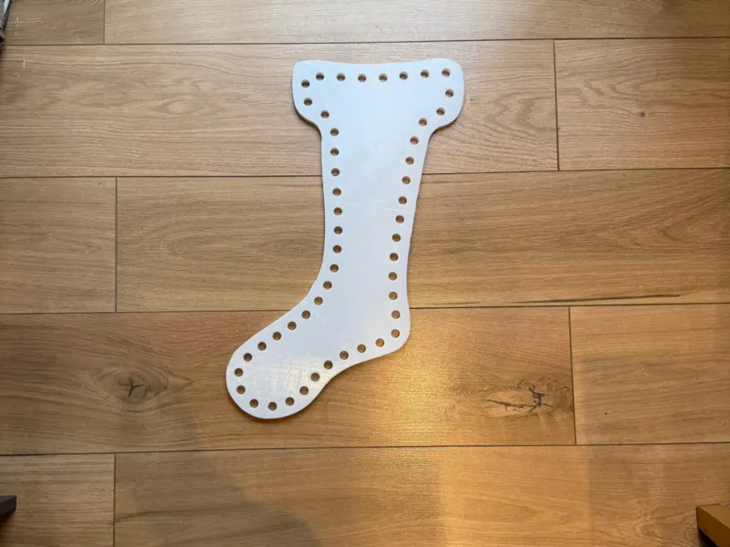 xlights Christmas stocking left 100 NODE
