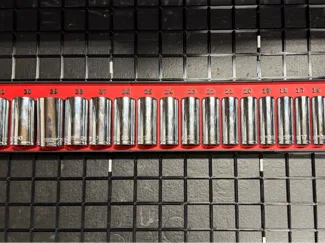 Tekton 1/2in Tall Socket Gridfinity Tray 10-32mm