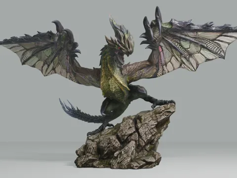 Escenografía en miniatura: Astalos - Monster Hunter Diorama #044 — referencia de MakerWorld