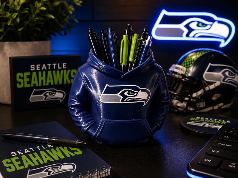 Seattle Seahawks Hoodie Pen Holder