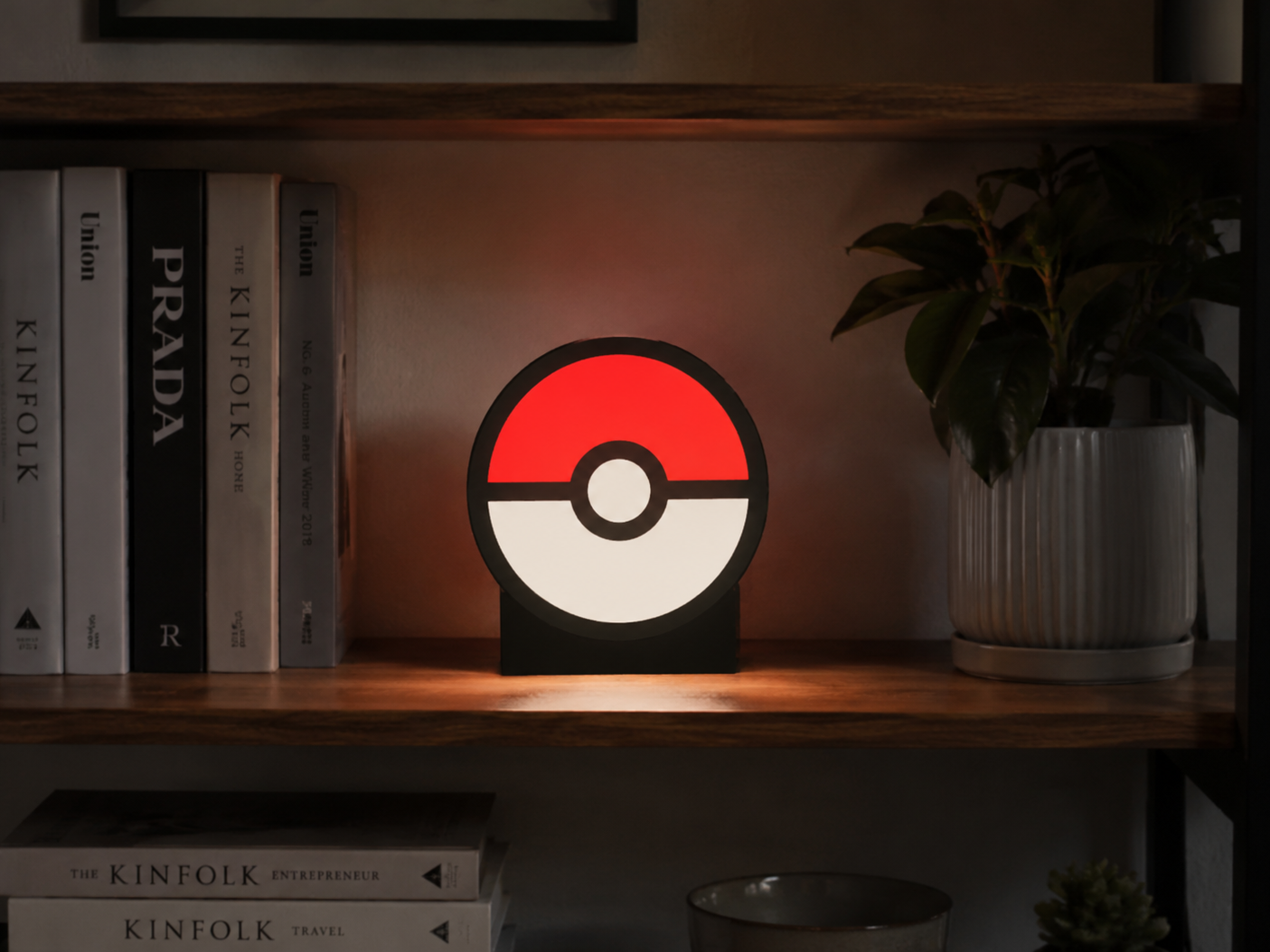 lightbox pokeball With desk stand
