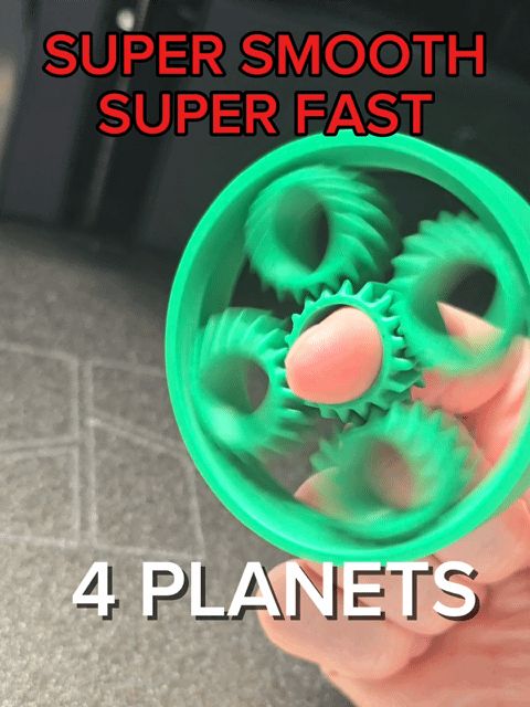 Planetary Gear with 4 Planets
