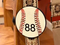 Baseball Strap Charm